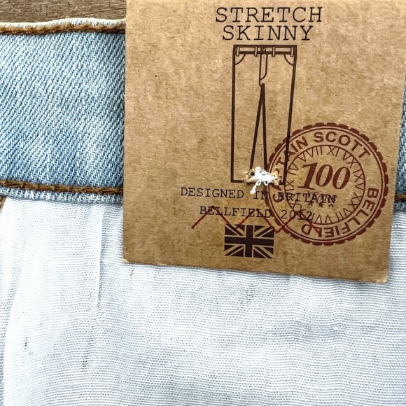 Bellfield Clothing Condor Stretch Skinny Jeans NWT Approx US 14 🎉Host Pick 🎉 - Picture 9 of 9